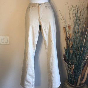 Zoey Beth Khaki Jeans Women’s Size 10  Slight Bootcut Stretch